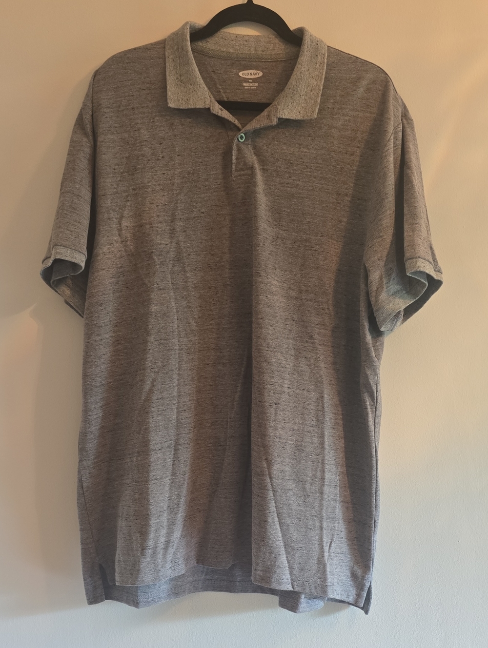 Old Navy Men's Heather Gray Polo Shirt